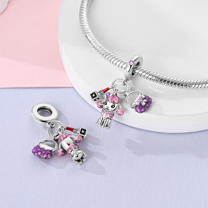 Hapour Store 925 Sterling Silver Charms for Bracelets Necklace European Jewelry Pendant Beads Charm for Women Mom - Image 3